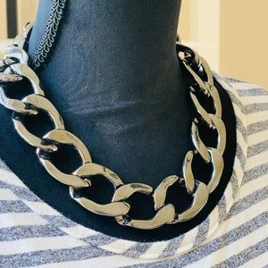 Dark gray necklace